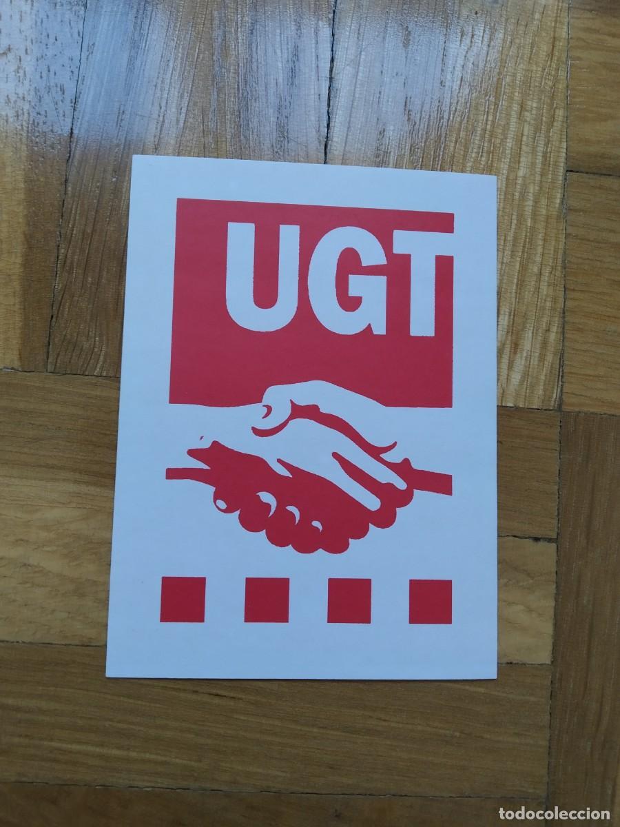 Autocolantes de cole&ccedil;&atilde;o: PEGATINA SINDICAL UGT SIN PEGAR