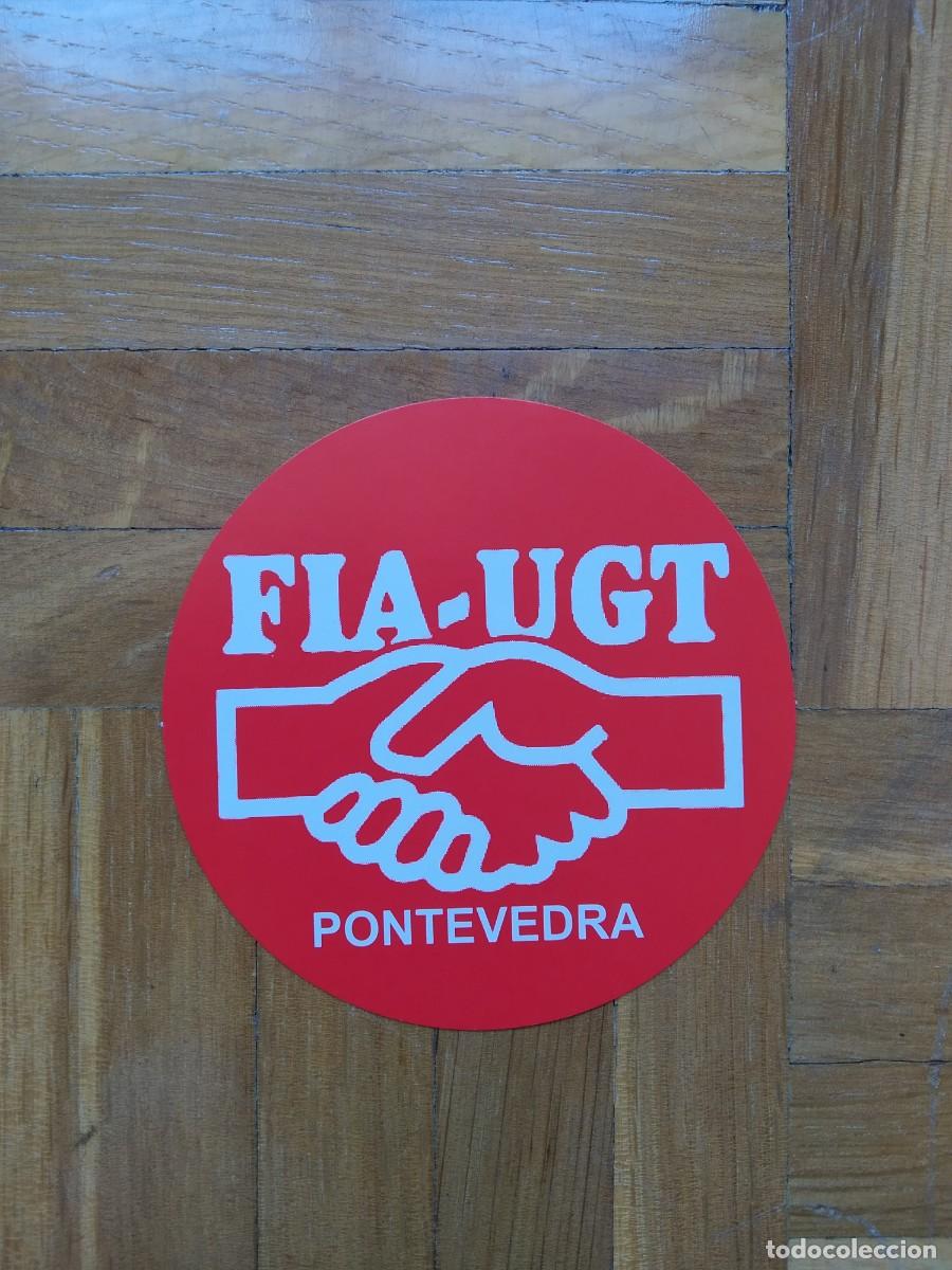 Sammlung von Aufklebern: PEGATINA SINDICAL UGT FIA PONTEVEDRA SIN PEGAR