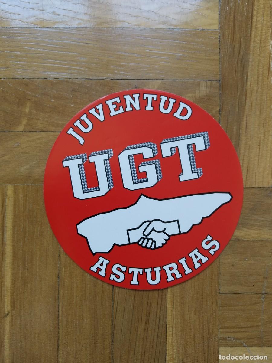 Collection stickers: PEGATINA SINDICAL UGT JUVENTUD ASTURIAS SIN PEGAR