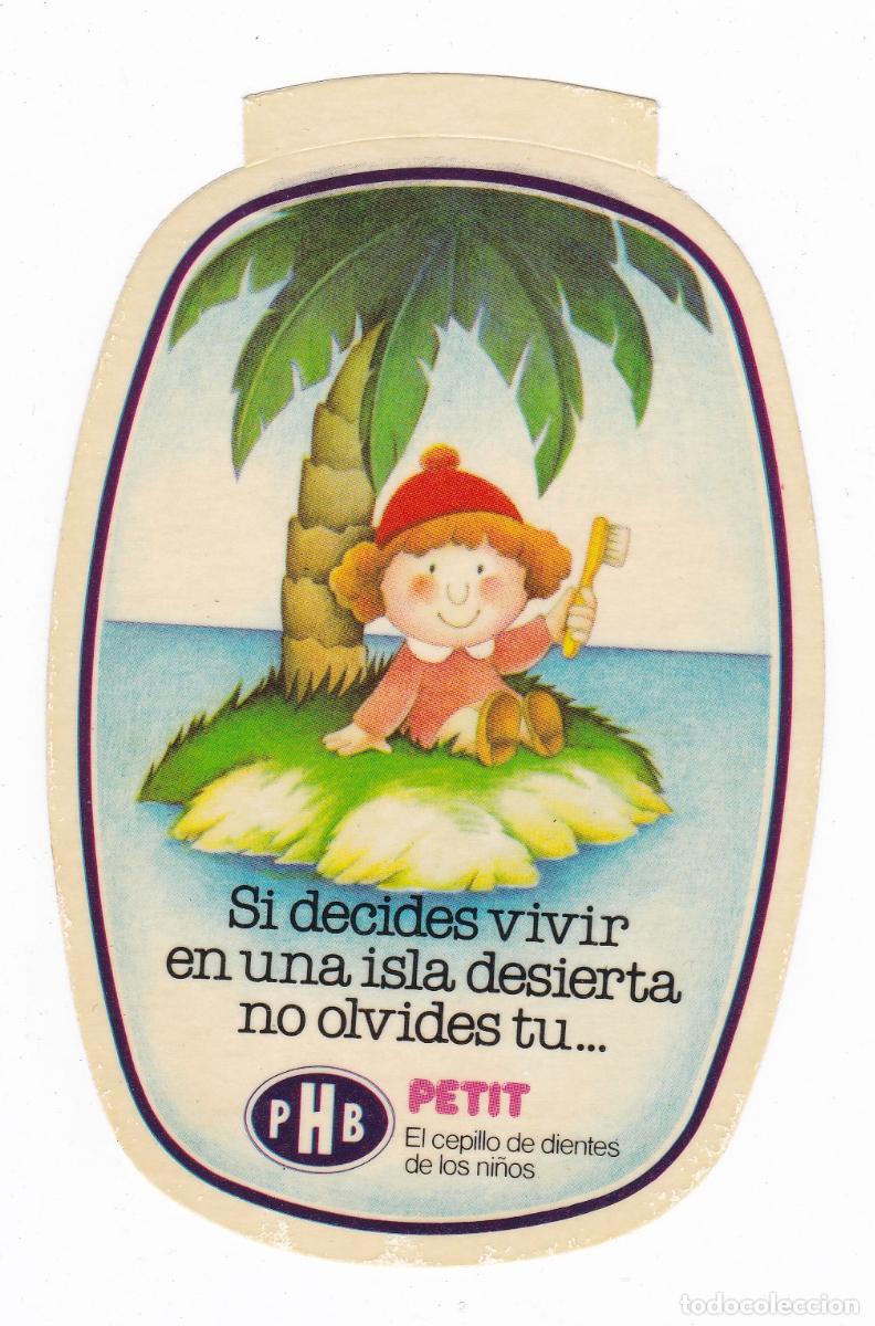 Collection stickers: PHB. Petit. El cepillo de dientes de los ni&ntilde;os. Antigua pegatina de colecci&oacute;n
