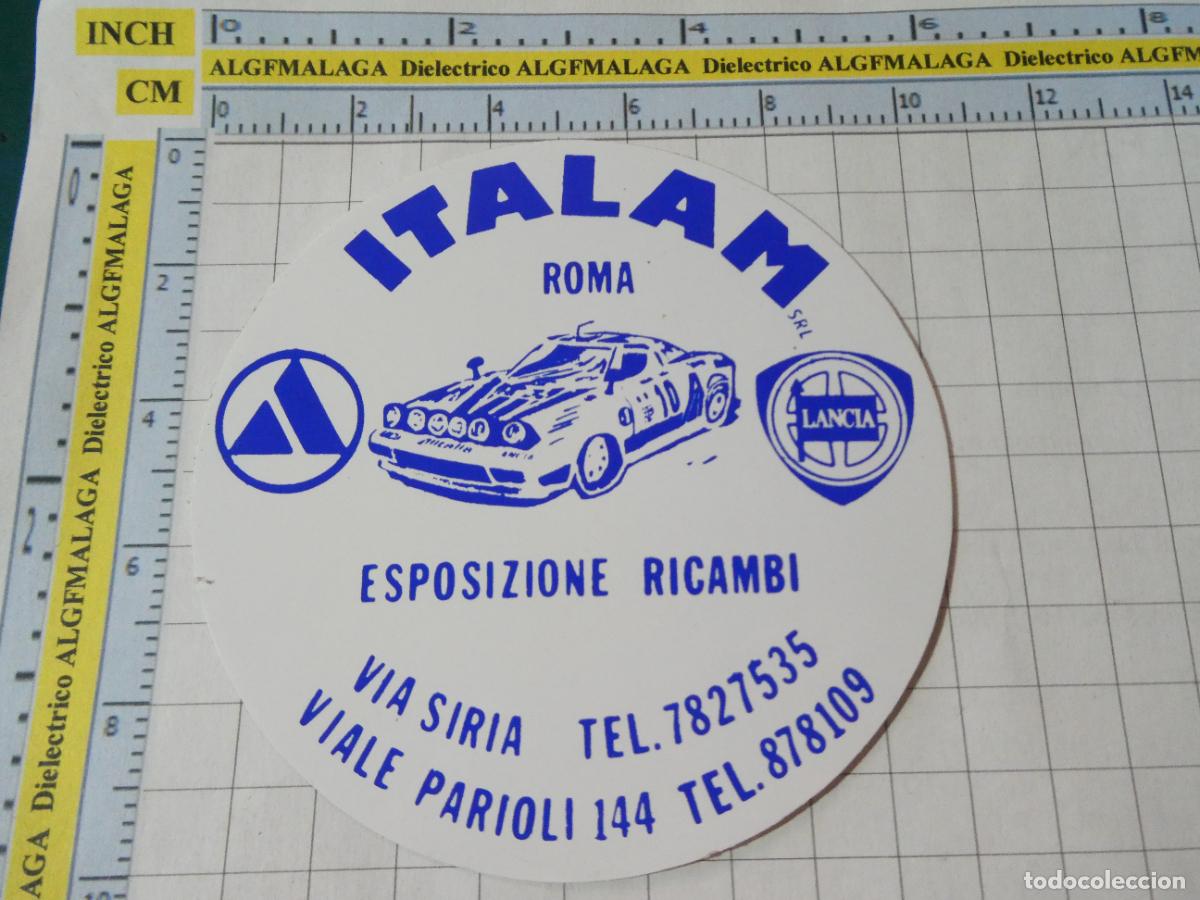 Pegatinas de colecci&oacute;n: PEGATINA DE COCHES MOTOS. LANCIA RALLY ALITALIA AUTOBIANCHI. ITALIA. 27