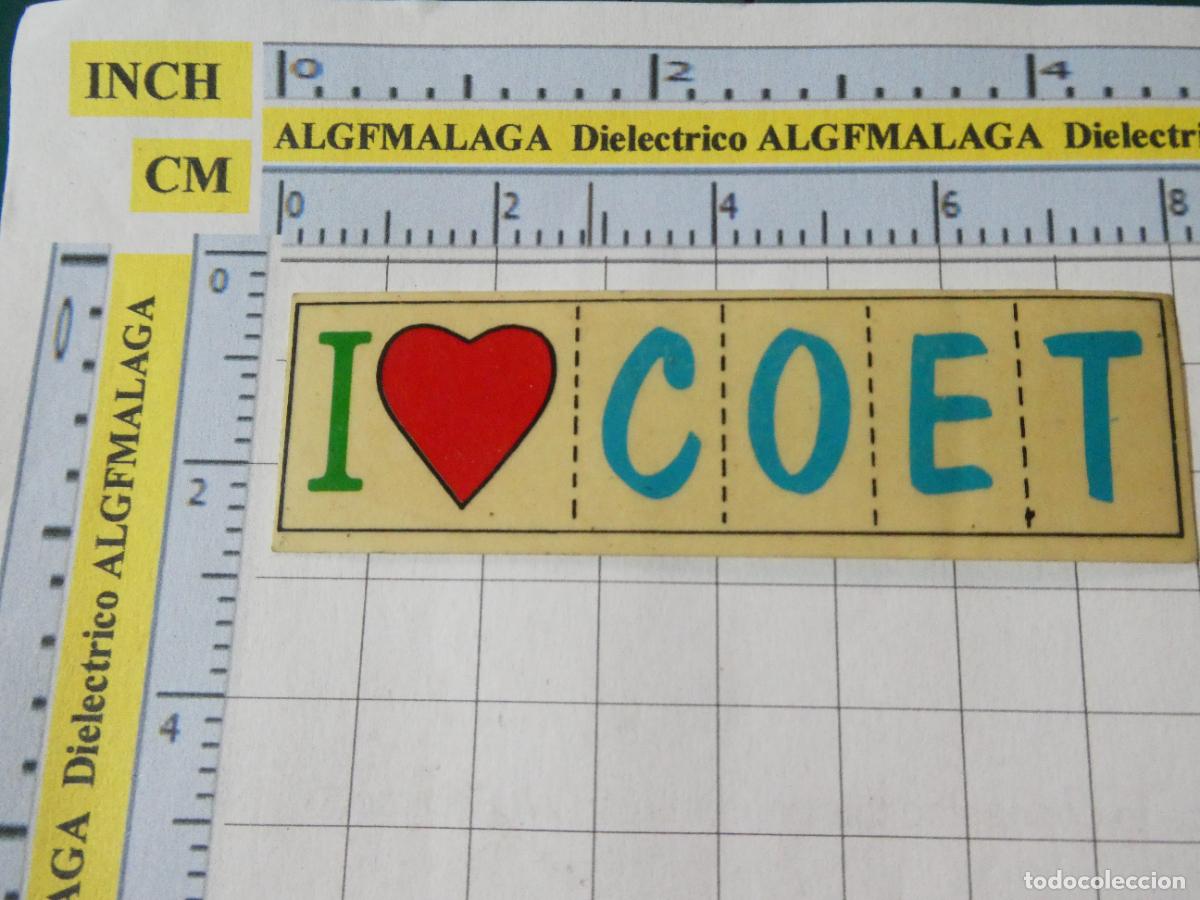 Pegatinas de colecci&oacute;n: PEGATINA I LOVE COET ? 29