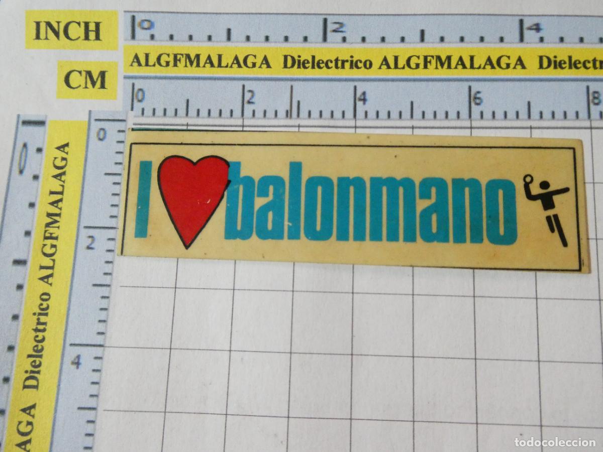 Pegatinas de colecci&oacute;n: PEGATINA DE DEPORTES. BALONMANO. 31