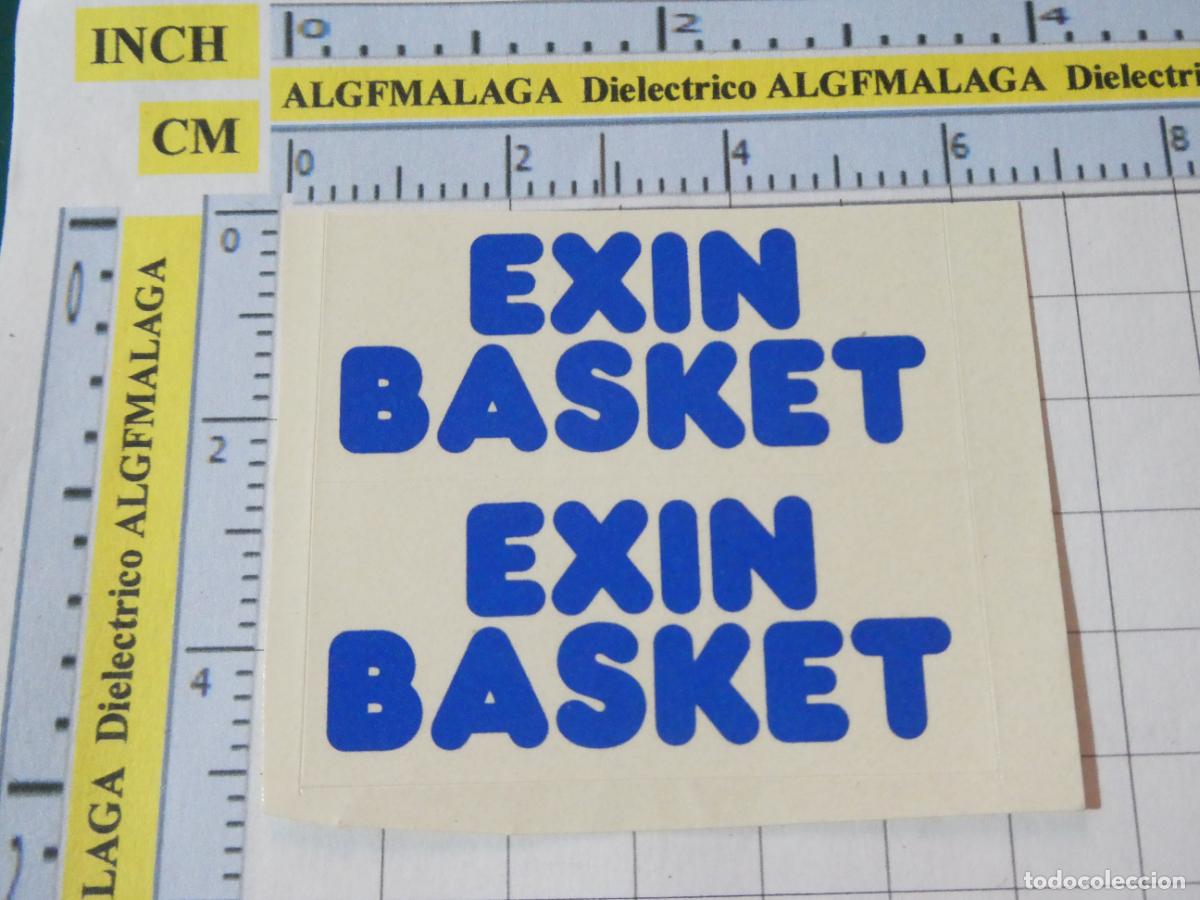 Pegatinas de colecci&oacute;n: PEGATINA DE JUEGOS JUGUETES EXIN BASKET. 39
