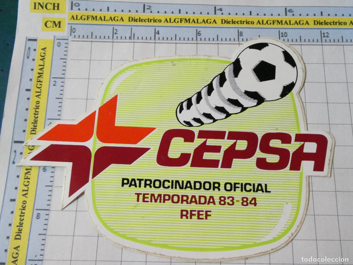 Pegatinas de colecci&oacute;n: PEGATINA DE DEPORTES. F&Uacute;TBOL. CEPSA PATROCINADOR DE LA LIGA 83 84 1984. 43