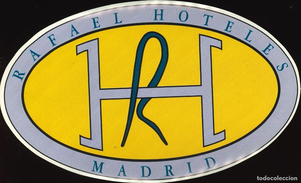 Pegatinas de colecci&oacute;n: PEGATINA - ADHESIVO - HOTELES - COMUNIDAD MADRID - HOTELES RAFAEL (MADRID)