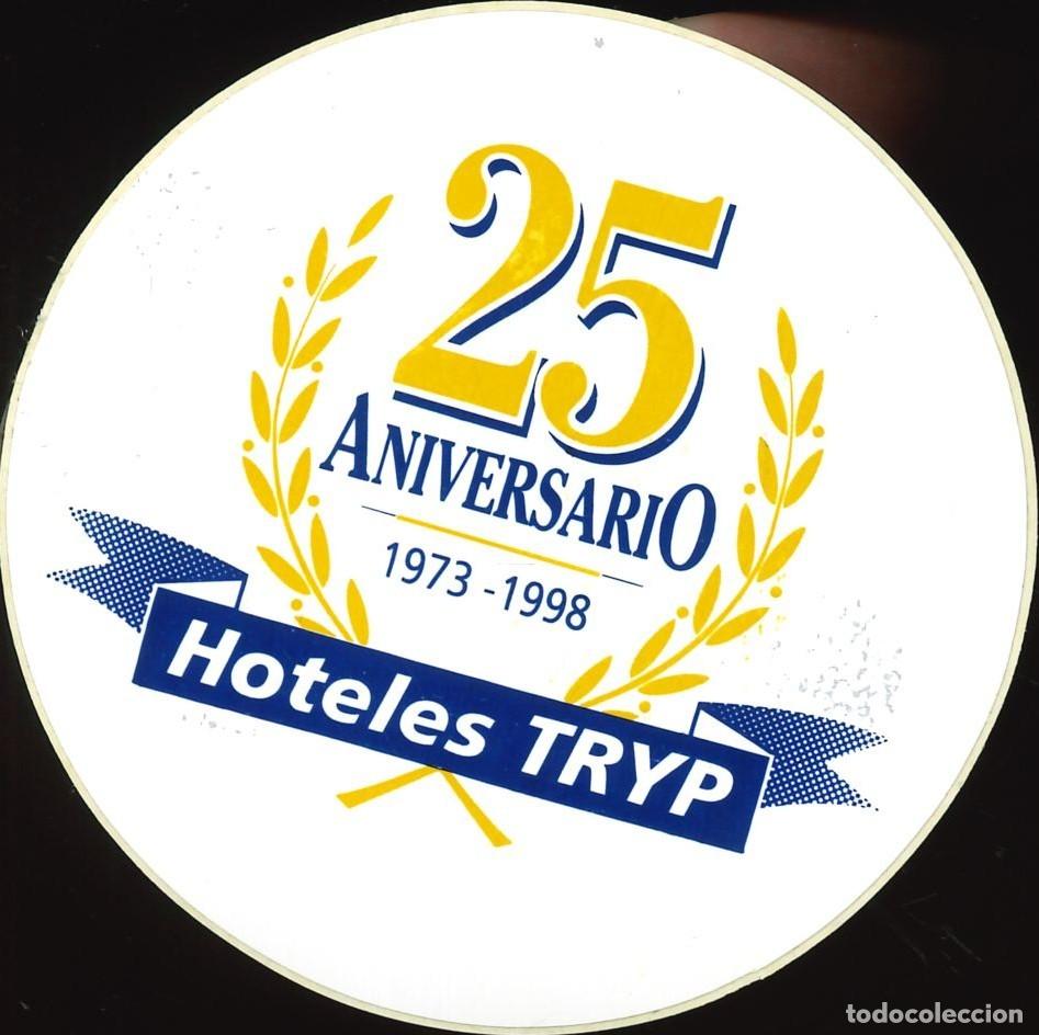 Pegatinas de colecci&oacute;n: PEGATINA - ADHESIVO - HOTELES - VARIOS - 25&ordm; ANIVERSARIO HOTELS TRYP