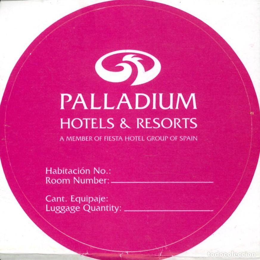Pegatinas de colecci&oacute;n: PEGATINA - ADHESIVO - HOTELES - HOTELS & RESORTS PALLADIUM
