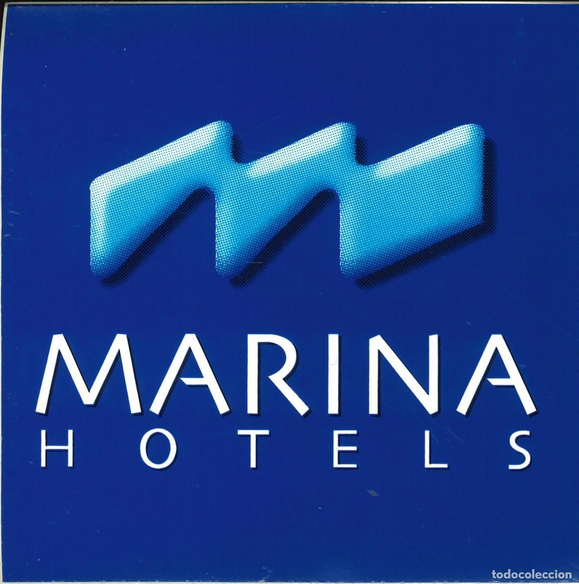 Pegatinas de colecci&oacute;n: PEGATINA - ADHESIVO - HOTELES - HOTELS MARINA (10 x 10)