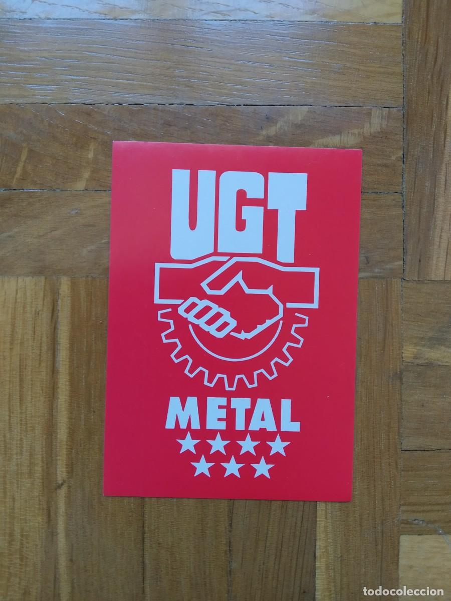 Sammlung von Aufklebern: PEGATINA SINDICAL UGT METAL MADRID SIN PEGAR
