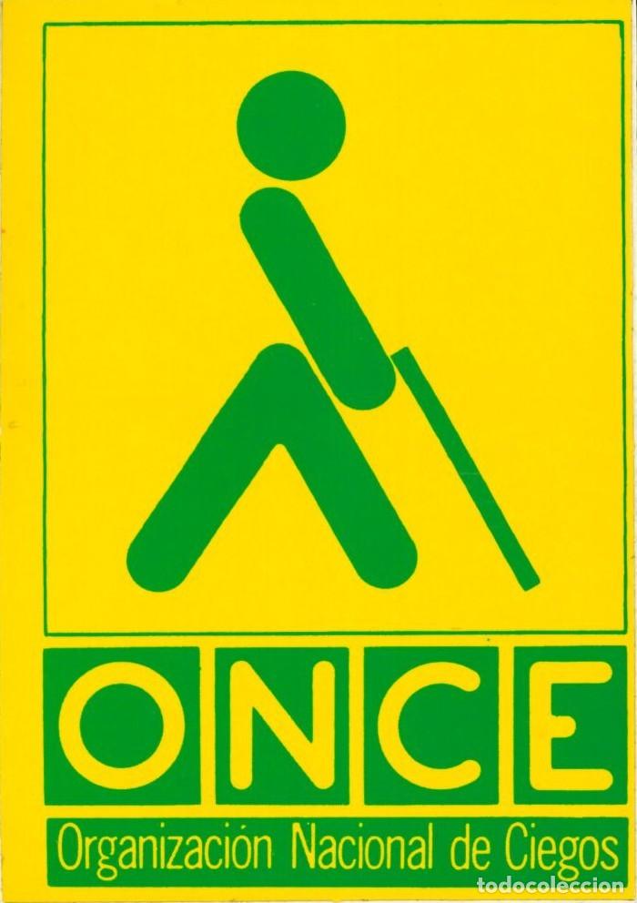 Pegatinas de colecci&oacute;n: PEGATINA - ADHESIVO - LOTERIA - ONCE - ORGANIZACION NACIONAL DE CIEGOS (6 x 8'5)