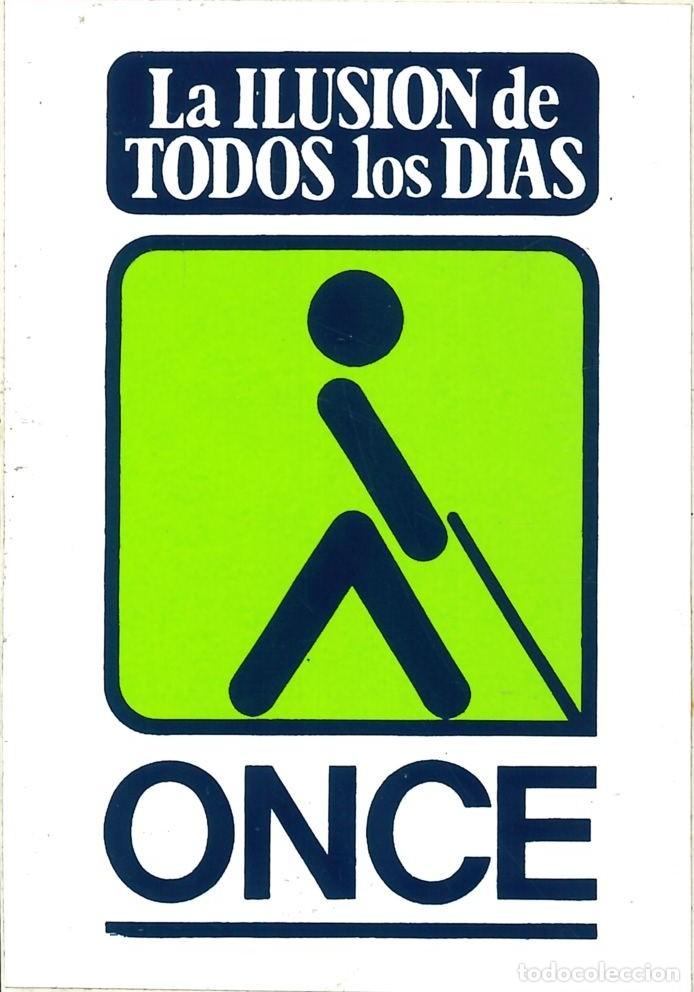 Pegatinas de colecci&oacute;n: PEGATINA - ADHESIVO - LOTERIA - ONCE - LA ILUSION DE TODOS LOS DIAS (6 x 8'5)