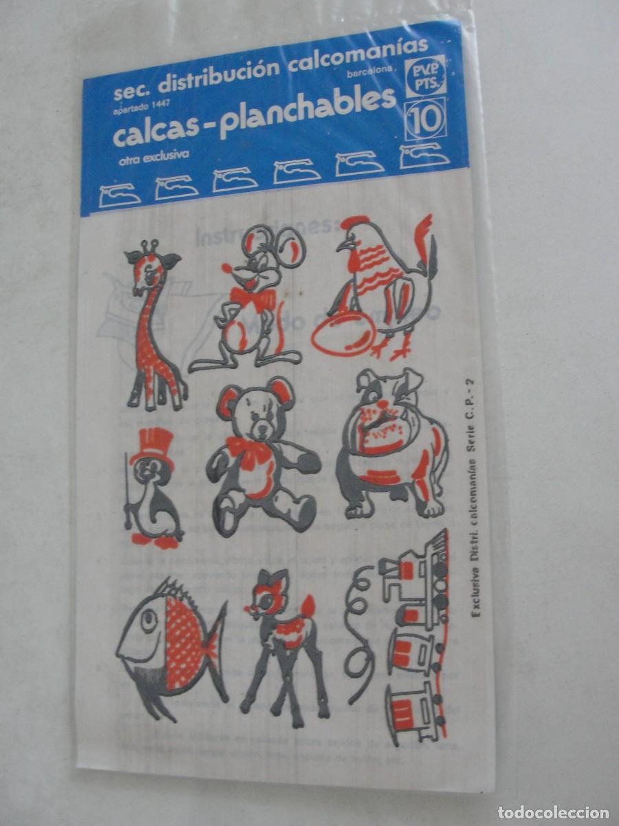 Pegatinas de colecci&oacute;n: CALCAS PLANCHABLES DISTRIBUCION CALCOMANIAS - RELIEVE ANIMALES C P 2 - PRECINTADO