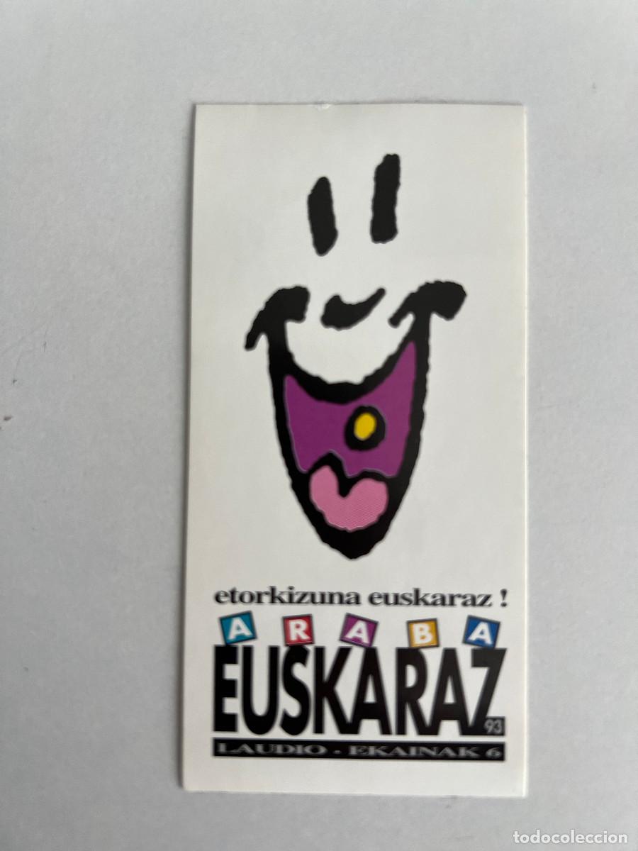 Pegatinas de colecci&oacute;n: PEGATINA POLITICA VASCA. ARABA EUSKARAZ. LAUDIO 1993.