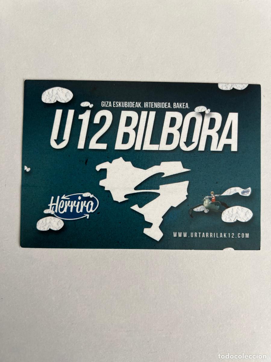 Pegatinas de colecci&oacute;n: PEGATINA POLITICA VASCA. U12 BILBORA. EUSKAL PRESOAK ETXERA.