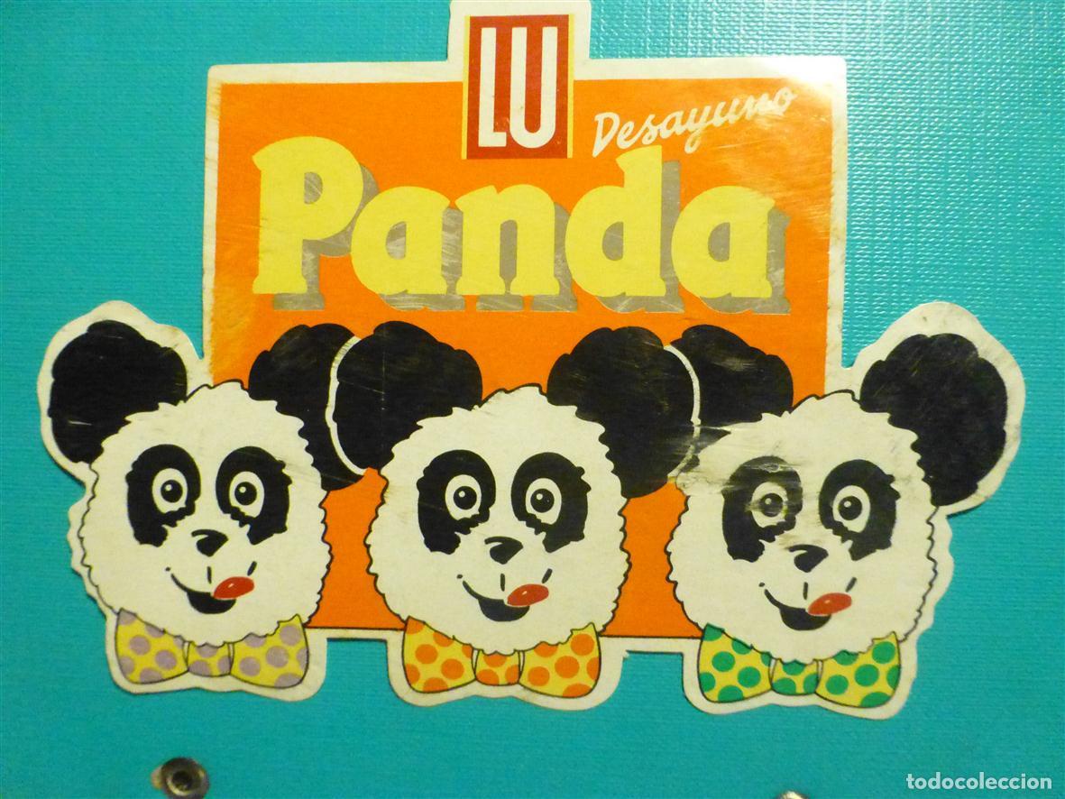 Pegatinas de colecci&oacute;n: ✔ Pegatina Adhesiva Tiendas Alimentaci&oacute;n A&ntilde;os 80&acute;s - Lu - Desayuno Panda - 13 x 9,5 cm.