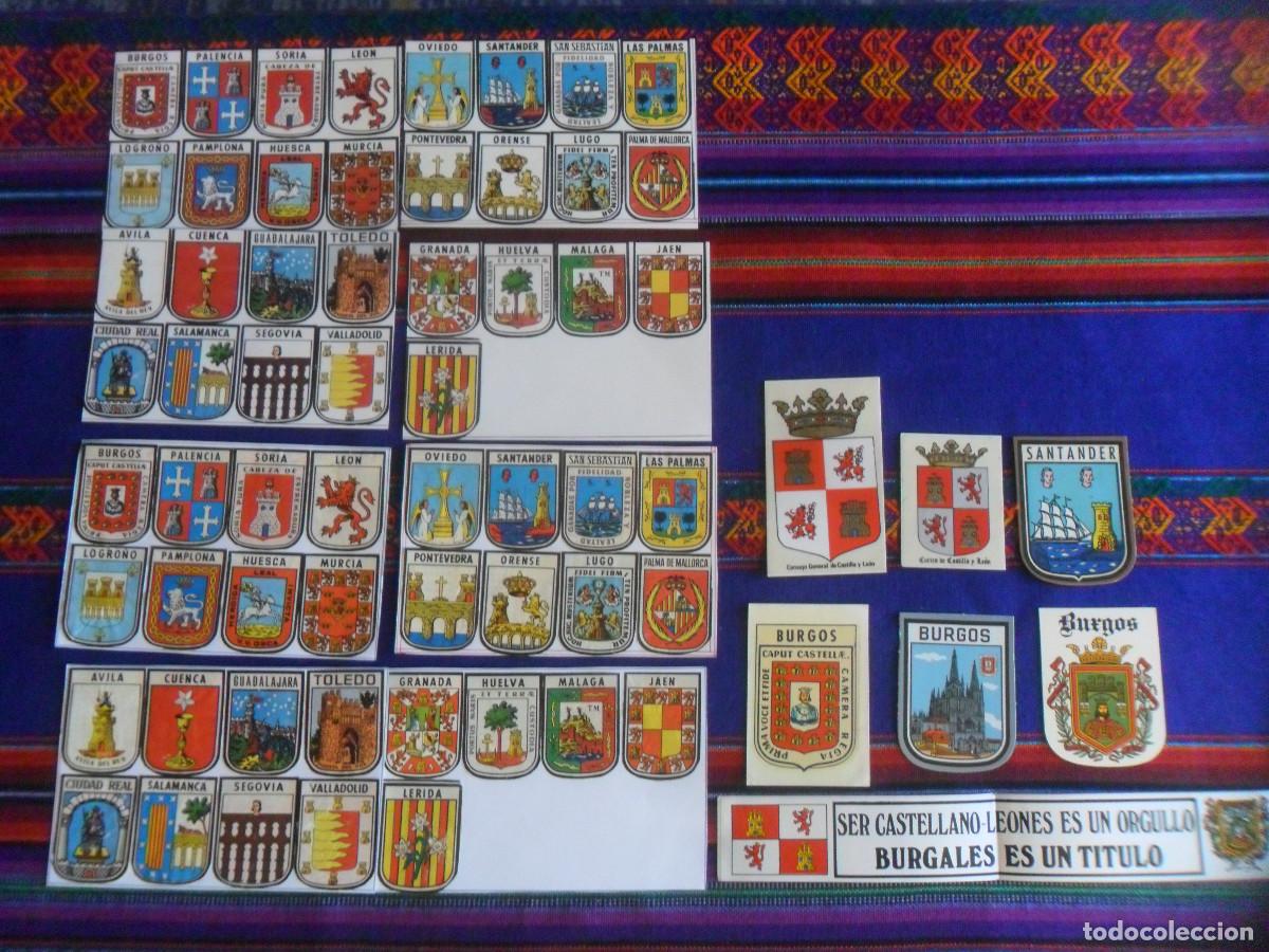 Pegatinas de colecci&oacute;n: PEGATINAS ESCUDOS RECORTES Y FOTOS BURGOS CASTILLA LE&Oacute;N Y M&Aacute;S. A&Ntilde;OS 80. ENTRA Y MIRA.
