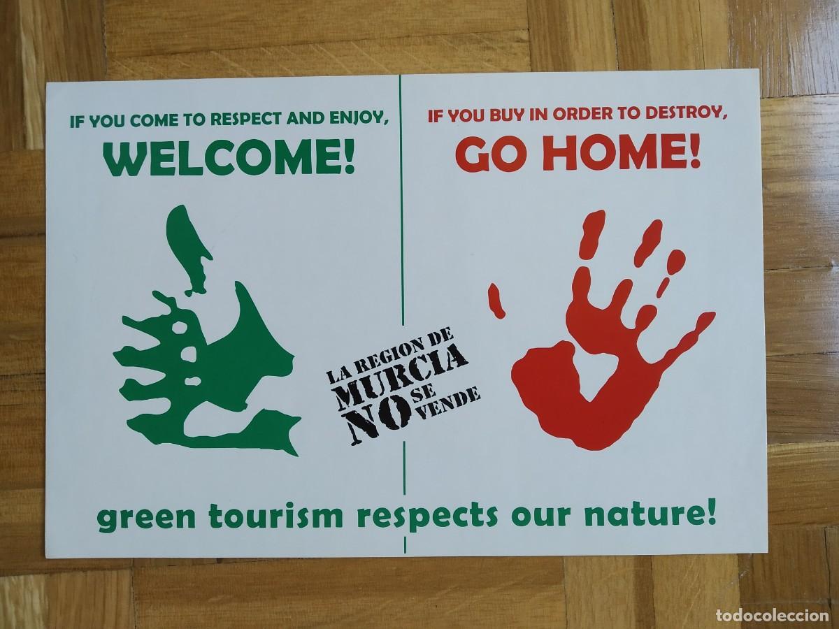 Collection stickers: PEGATINA SINDICAL REIVINDICATIVA LA REGION DE MURCIA NO SE VENDE TURISMO SIN PEGAR