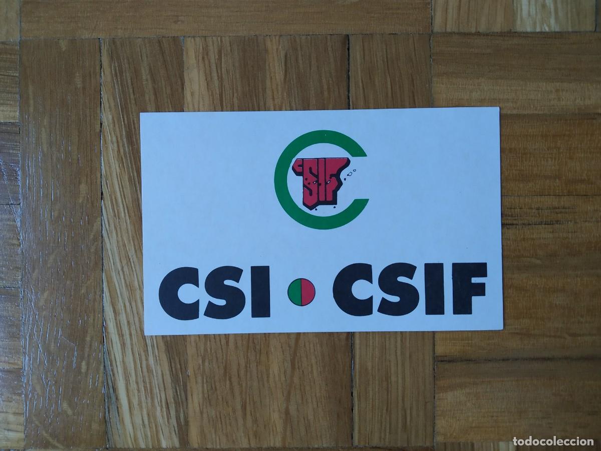 Autocollants de collection: PEGATINA SINDICATO CSI CSIF SIN PEGAR