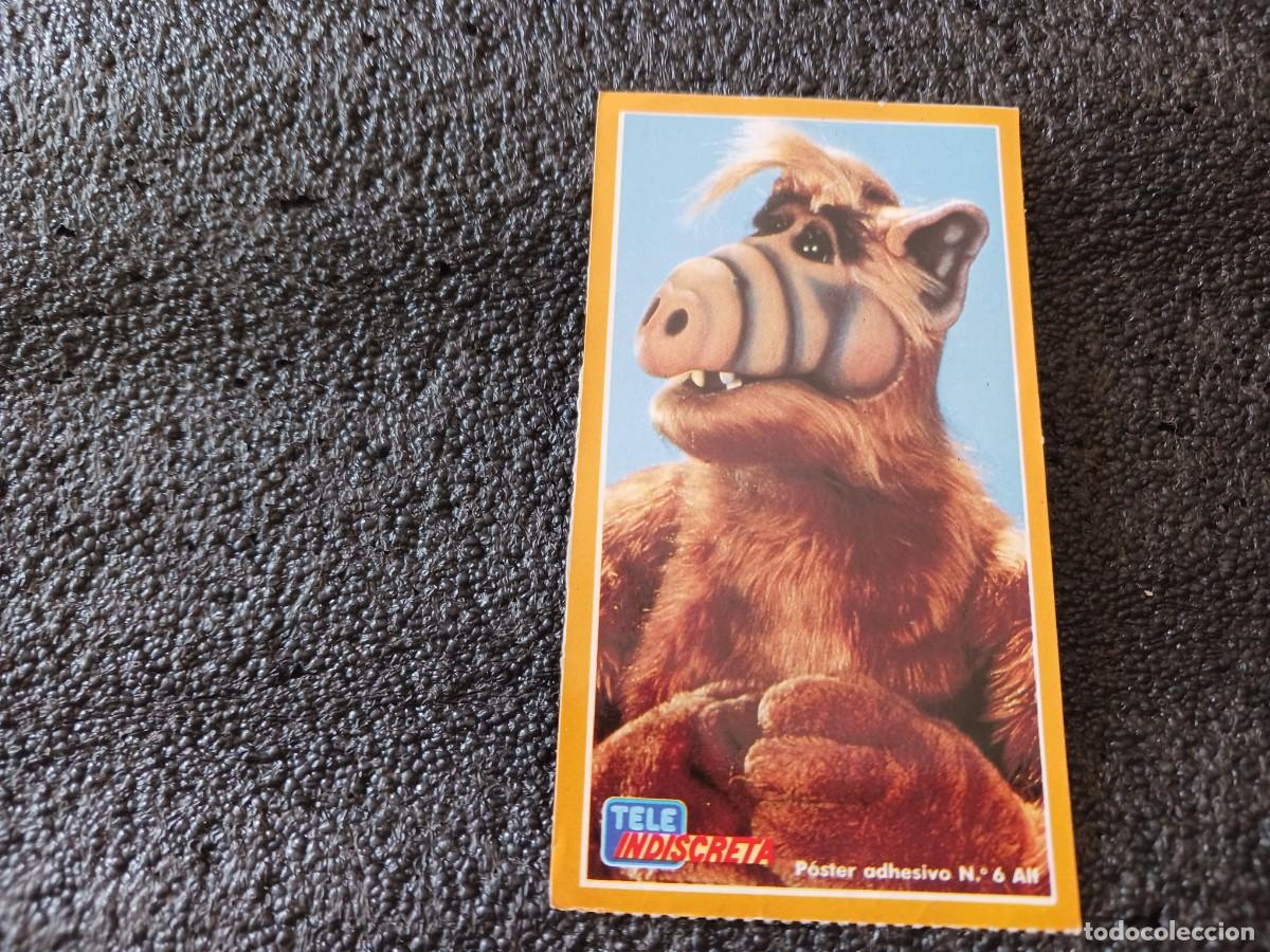 Pegatinas de colecci&oacute;n: pegatina de alf, teleindiscreta, n&ordm; 6