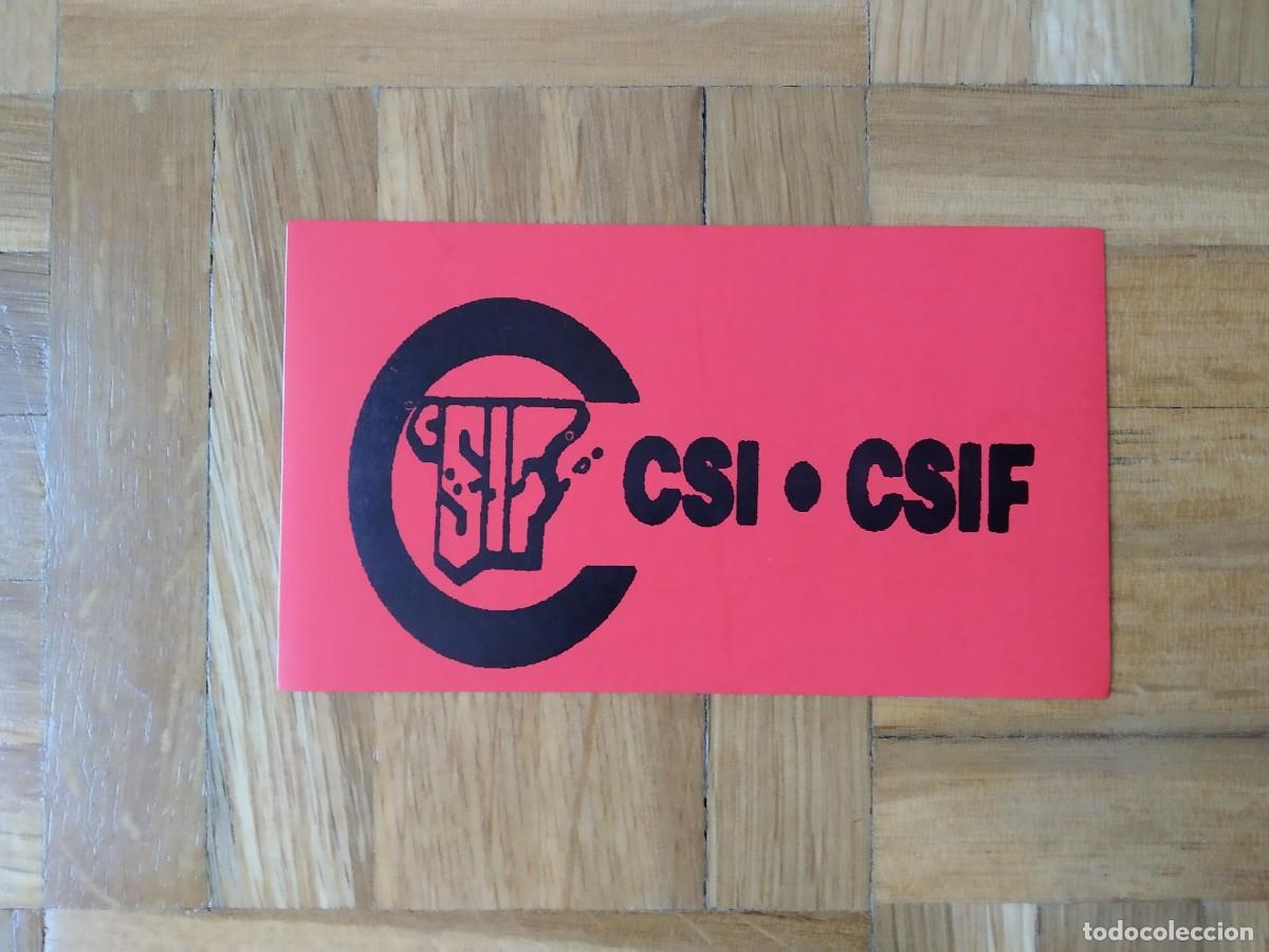 Collection stickers: PEGATINA POLITICA SINDICAL CSI CSIF SIN PEGAR