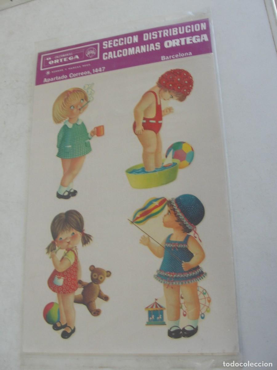 Pegatinas de colecci&oacute;n: CALCOMANIAS ORTEGA - GRUPO DE NI&Ntilde;AS - PRECINTADO - A&Ntilde;OS 60 - STOCK DE PAPELERIA