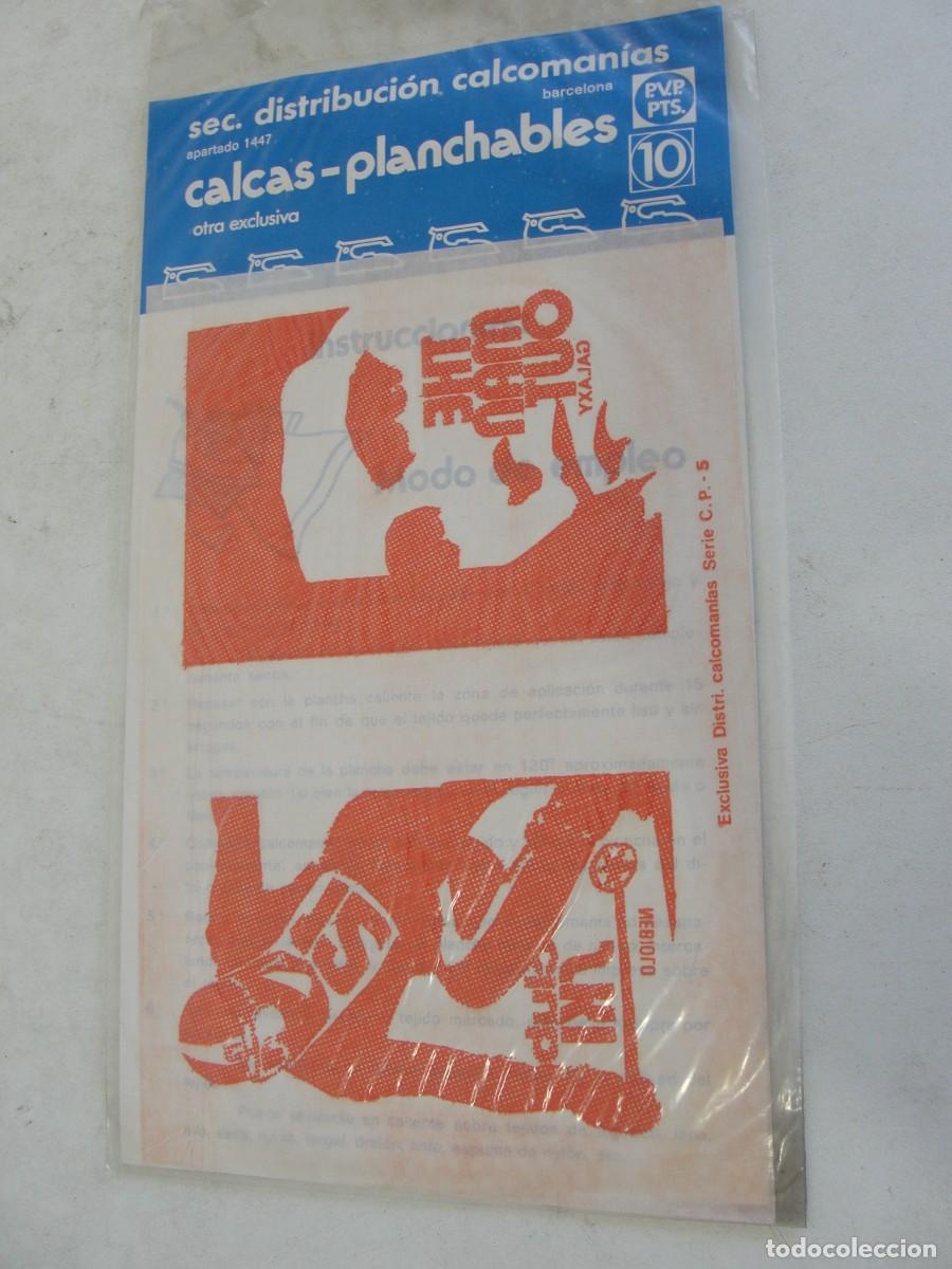 Pegatinas de colecci&oacute;n: CALCAS PLANCHABLES / SEC DISTRIBUCION CALCOMANIAS - SKI - THE MAN OUT GALAXY - C P 5 - PRECINTADO