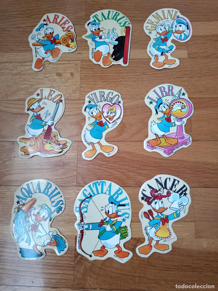 Pegatinas de colecci&oacute;n: LOTE PEGATINAS DONALD ZODIACO