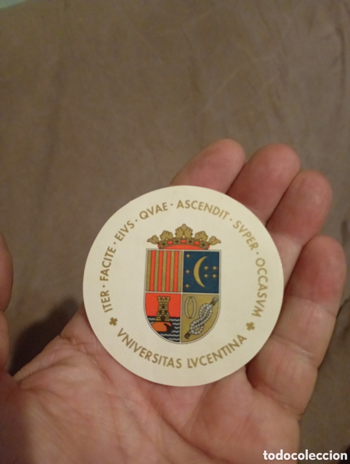 Pegatinas de colecci&oacute;n: Pegatina Universidad de Alicante a&ntilde;os 90