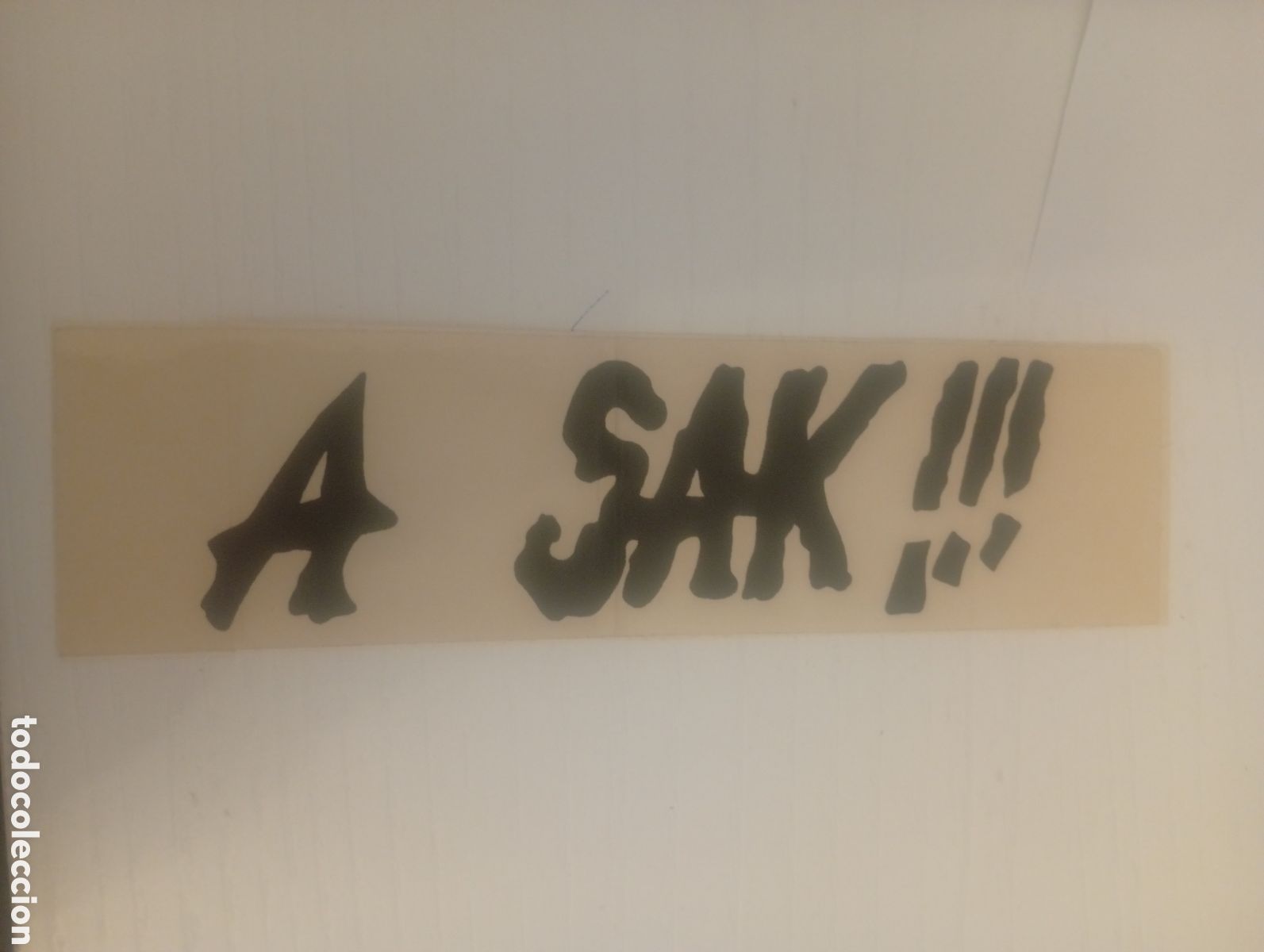 Pegatinas de colecci&oacute;n: Pegatina A SAK !!! , CATALUNYA CATALU&Ntilde;A A&Ntilde;OS 90