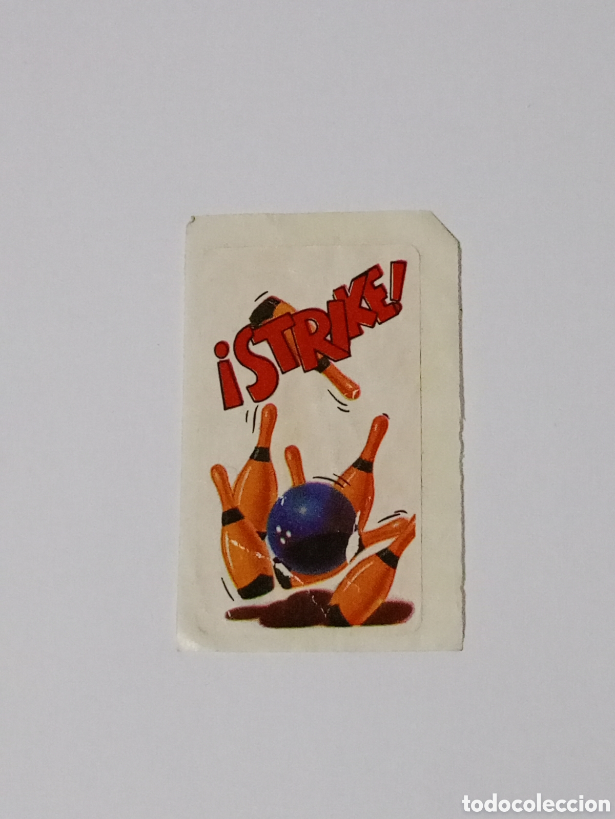 Autocollants de collection: Cromo pegatina CHICLE DUBBLE BUBBLE Strike a&ntilde;os 80 vintage