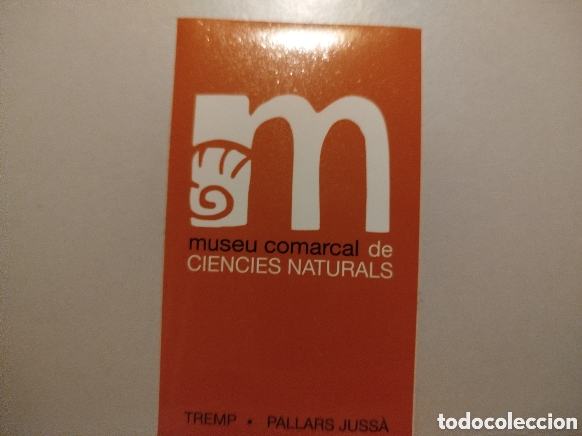 Pegatinas de colecci&oacute;n: Pegatina museu comarcal de ci&egrave;ncies naturals Tremp pallars Juss&agrave;