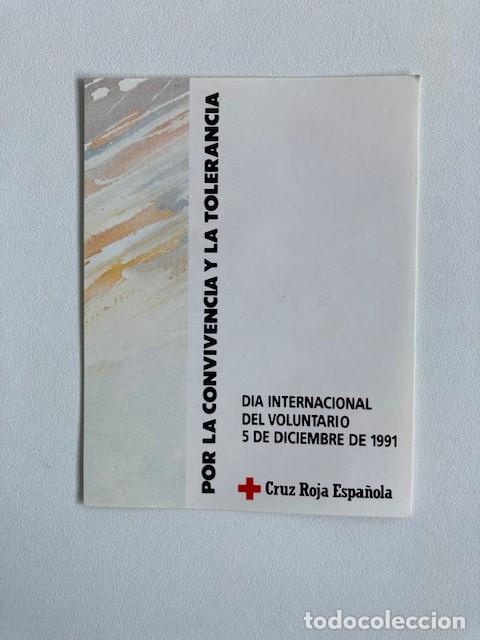 Sammlung von Aufklebern: PEGATINA POR LA CONVIVENCIA Y TOLERANCIA - CRUZ ROJA 1991