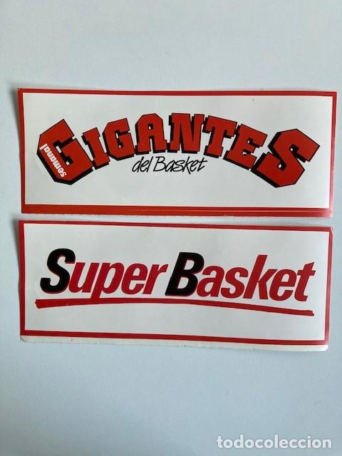 Sammlung von Aufklebern: PEGATINAS GIGANTES DEL BASKET Y SUPER BASKET