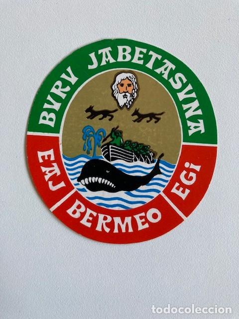 Pegatinas de colecci&oacute;n: PEGATINA BURU JABETASUNA - EAJ - BERMEO - EGI