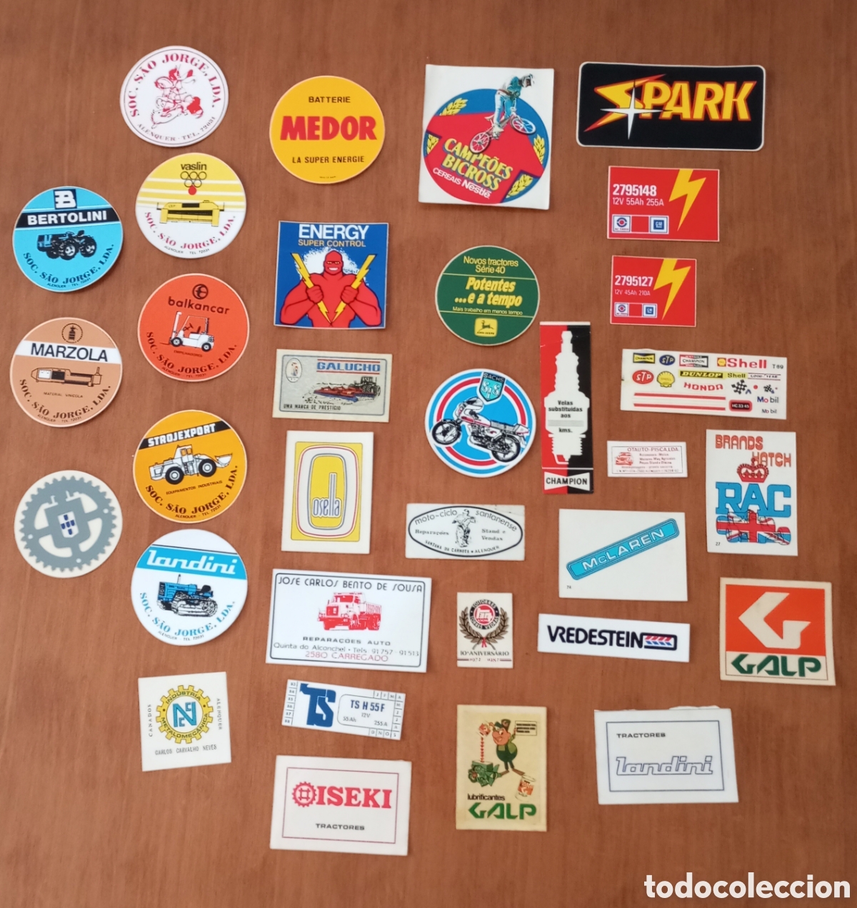 Pegatinas de colecci&oacute;n: LOTE Pegatinas Autom&oacute;viles A&ntilde;os 70 GALP NESTLE...