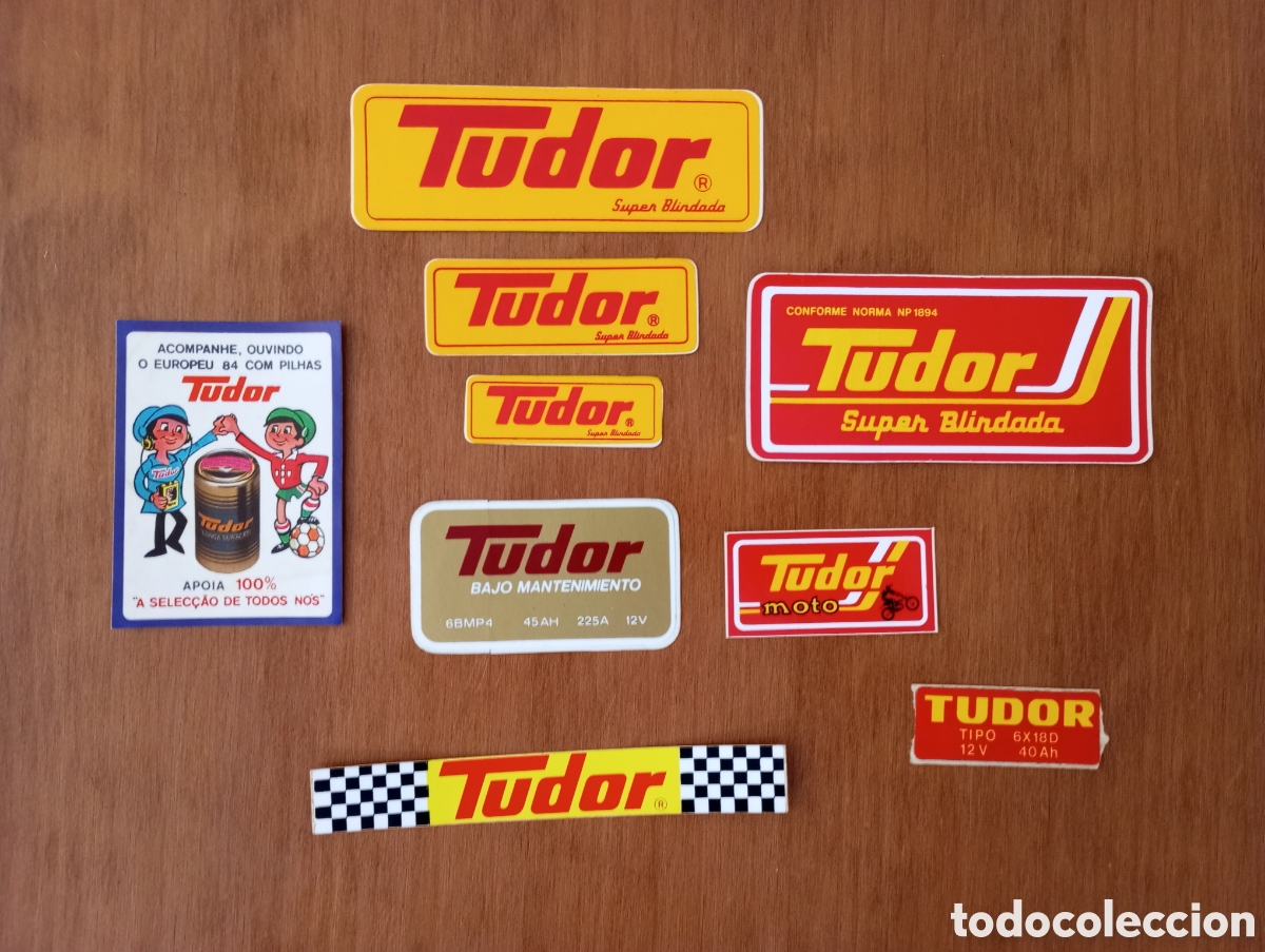 Pegatinas de colecci&oacute;n: Antiguas Pegatinas TUDOR A&ntilde;os 70