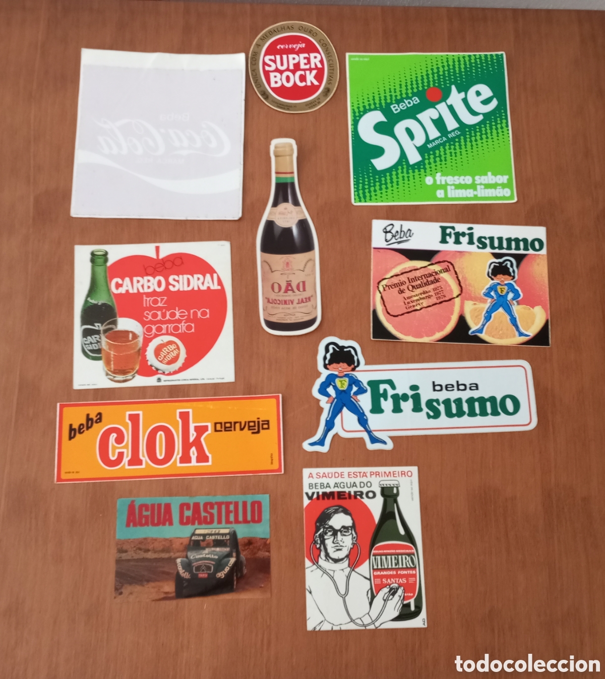 Pegatinas de colecci&oacute;n: A&ntilde;os 70 Pegatinas bebidas Sprite Coca cola Frisumo...