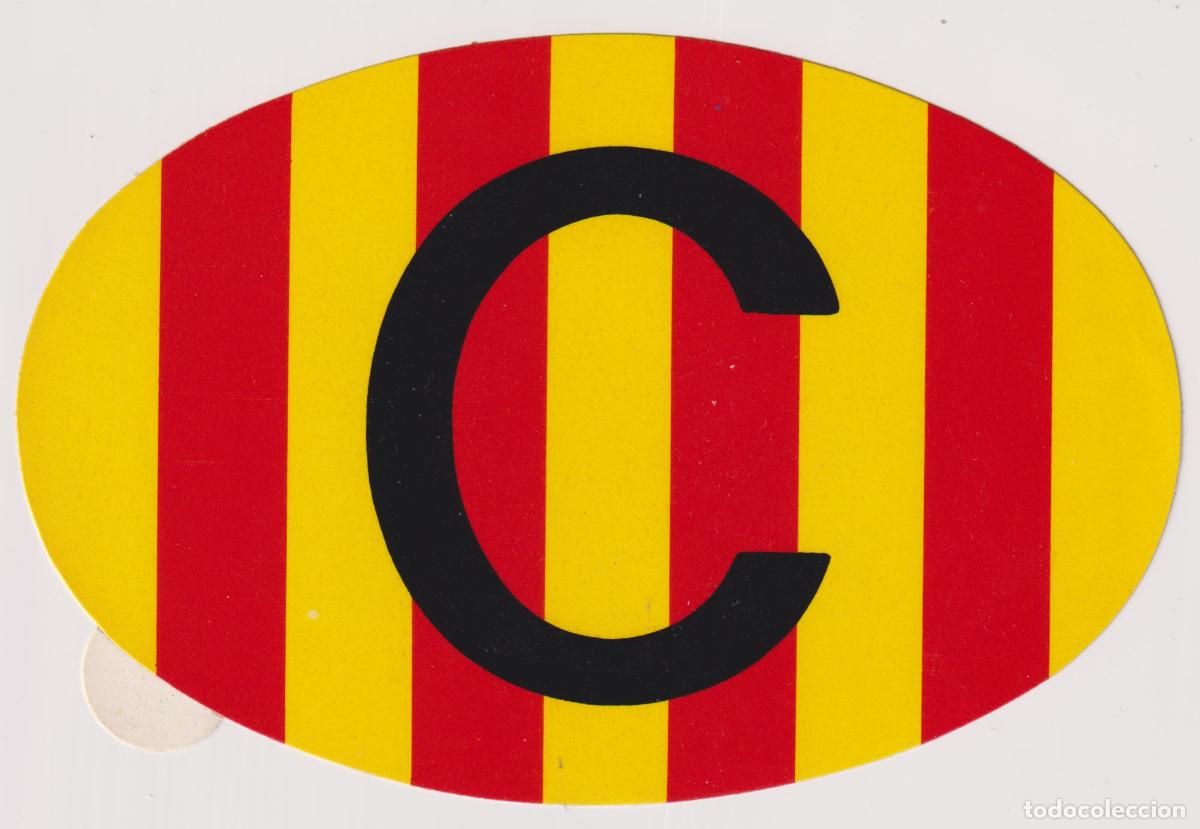 Autocollants de collection: PEGATINA LETRA C DE CATALUNYA &ndash; (16,5X11,5)