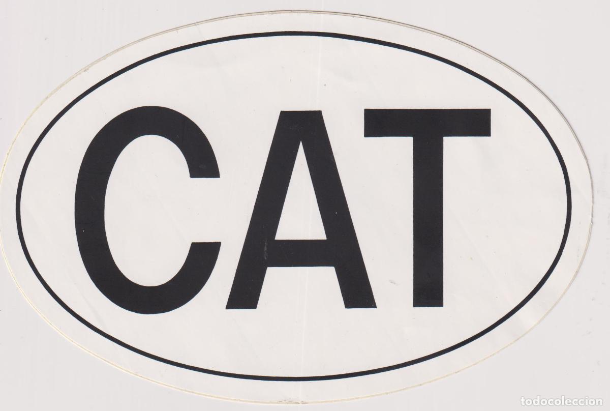 Autocollants de collection: PEGATINA LETRAS CAT DE CATALUNYA &ndash; (17,5X11,5)