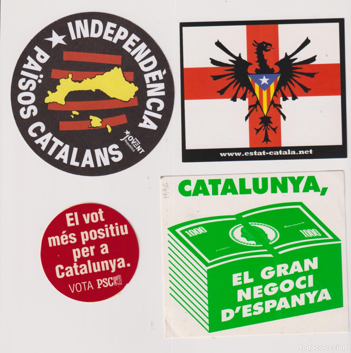 Autocollants de collection: LOTE DE 14 PEGATINAS DE MOTIVO POL&Iacute;TICO