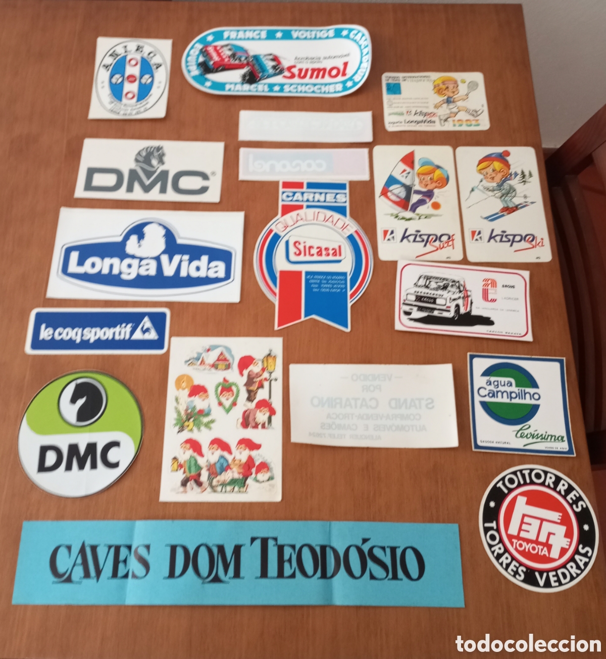 Collection stickers: Pegatinas varias A&ntilde;os 70/80 DMC,KISPO,SUMOL...