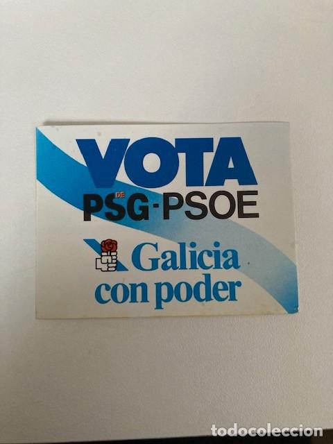 Collection stickers: VOTA PSG PSOE GALICIA CON PODER