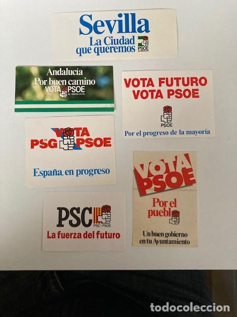 Sammlung von Aufklebern: LOTE PEGATINAS PSOE (ANTIGUAS)