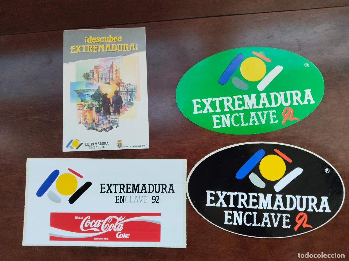 Adesivi di collezione: 4 pegatinas de Extremadura en clave 92.