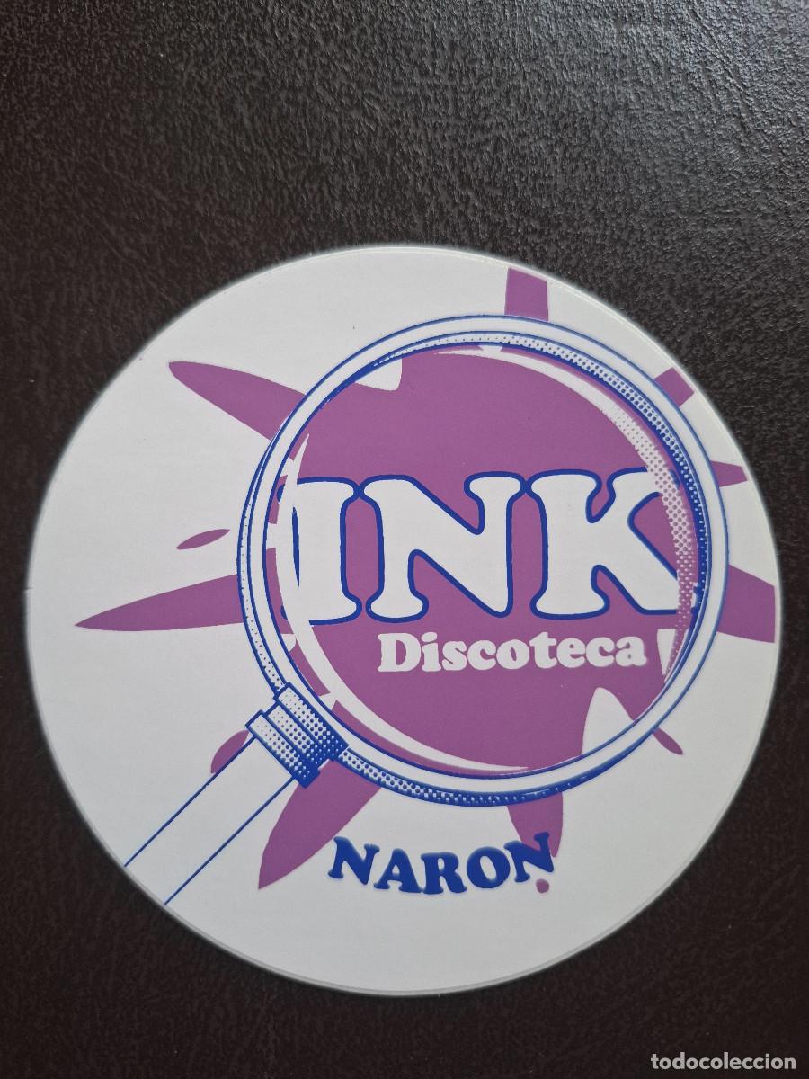 Pegatinas de colecci&oacute;n: Pegatina hosteler&iacute;a discoteca Ink Nar&oacute;n Galicia Galiza