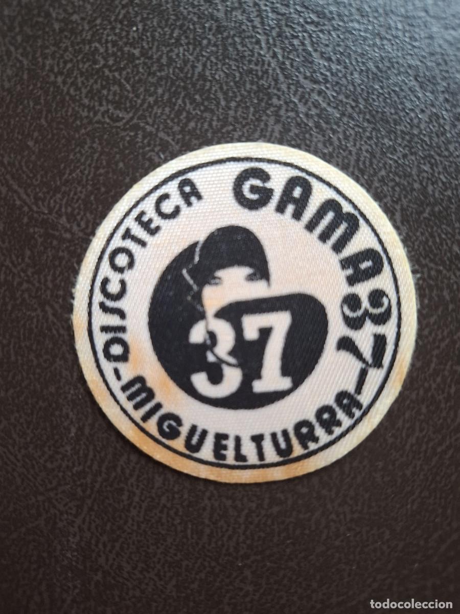 Pegatinas de colecci&oacute;n: Pegatina hosteler&iacute;a discoteca Gama 37 Miguelturra Ciudad Real