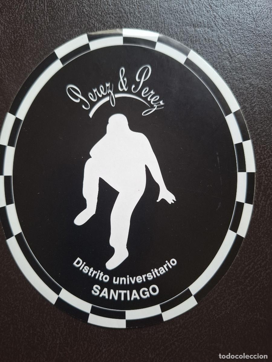 Pegatinas de colecci&oacute;n: Pegatina hosteler&iacute;a pub Perez & Perez Santiago Galicia Galiza