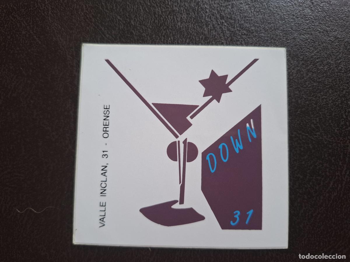 Autocollants de collection: Pegatina hosteler&iacute;a pub Down 31 Orense Ourense Galicia Galiza