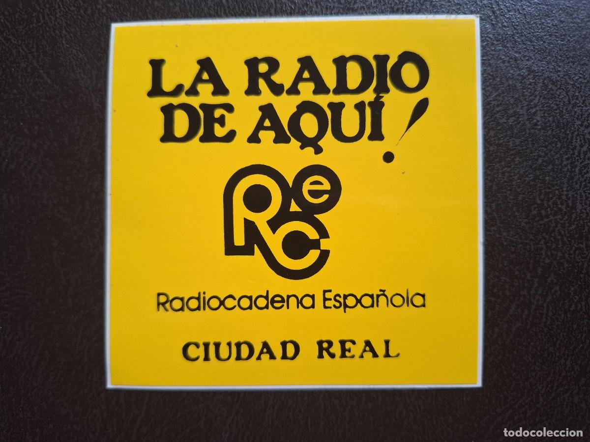 Pegatinas de colecci&oacute;n: Pegatina radio Radiocadena Espa&ntilde;ola RCE Ciudad Real